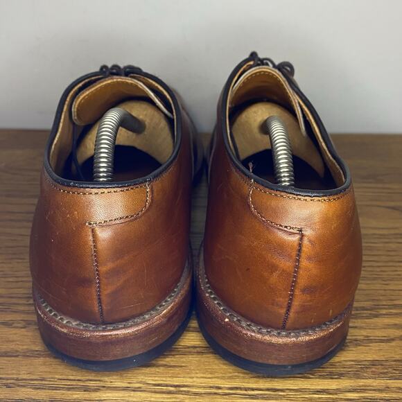 Allen Edmonds Shoes Dryden Chestnut Brown Leather Dress Oxfords Mens Size 10 D - Picture 4 of 7
